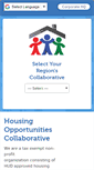 Mobile Screenshot of housingcollaborative.org